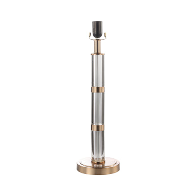 Oonagh Clear & Rose Gold Table Lamp